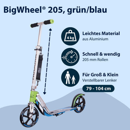HUDORA BigWheel 205 Scooter - Cityroller