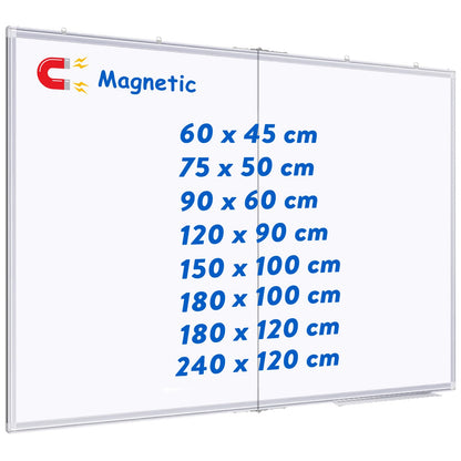 maxtek Whiteboard Magnettafel Trocken Abwischbar 150x100 cm