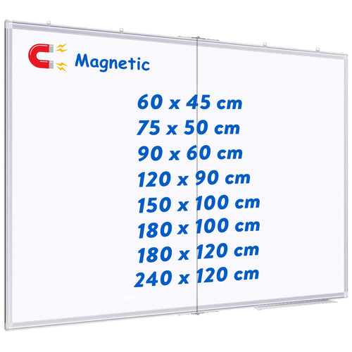 maxtek Whiteboard Magnettafel Trocken Abwischbar 150x100 cm