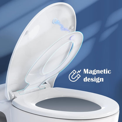 STOREMIC WC Deckel mit Absenkautomatik und Kindersitz, O-Form, weiss