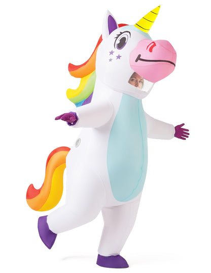 Spooktacular Creations Aufblasbares Einhorn Kostüm, Erwachsene