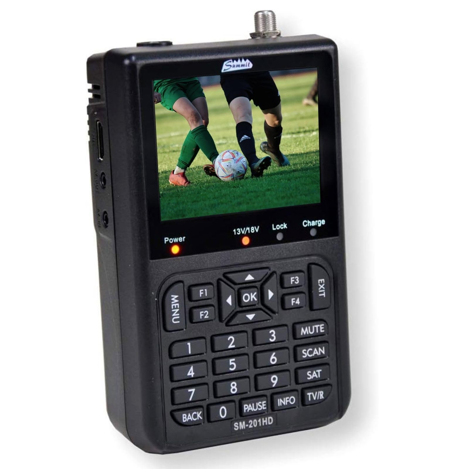 Summit SM 201HD Sat Finder – Satelliten-Messgerät für DVB-S/S2 mit 8,9 cm LCD-Display