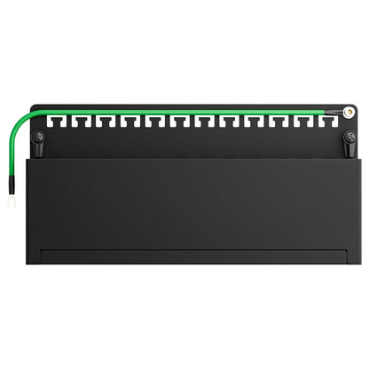 FGB CAT 7 Patchpanel 12-Port RJ45 geschirmt, Tisch-/Wandmontage