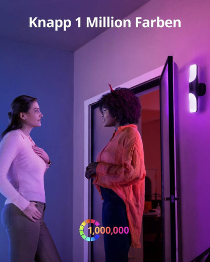 eufy Security Wall Light Cam – Kabelgebundene Aussenkamera Generalüberholt