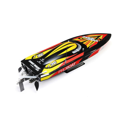 Proboat Sonicwake V2 36" Self-Righting Brushless RC Boot - Schwarz