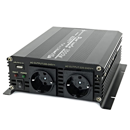 SOLARTRONICS NM1000 Spannungswandler 12V 1000W Schwarz