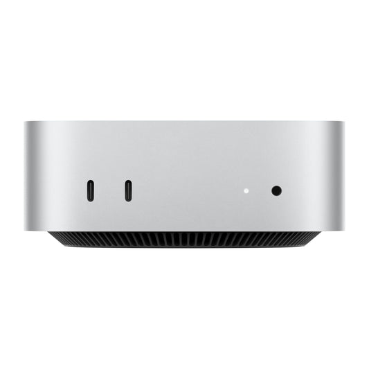 Apple Mac mini M4 Pro Desktop-Computer 24GB RAM, 512GB SSD. Kompakter, silberner PC für anspruchsvolle Aufgaben.