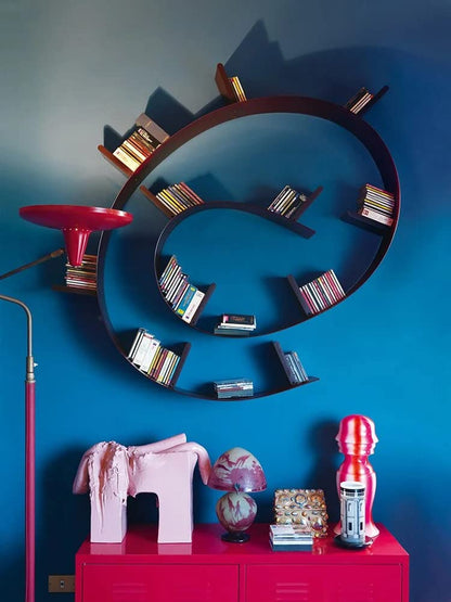 Kartell Bookworm Kunststoff-Bücherschrank – rot 320 cm