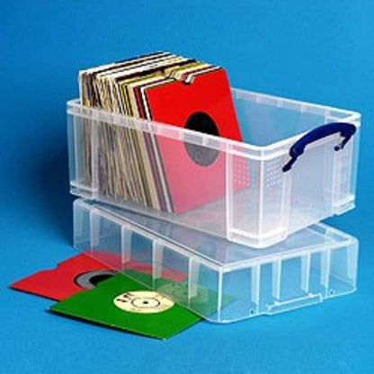 Really Useful Box Aufbewahrungsbox 9 Liter transparent, 4er-Set
