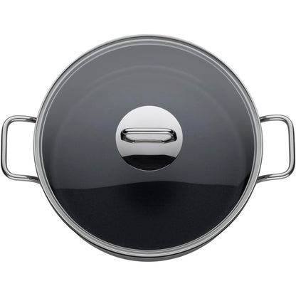 WMF Schmorpfanne 28 cm, Induktion Antihaft, hoher Rand, Deckel