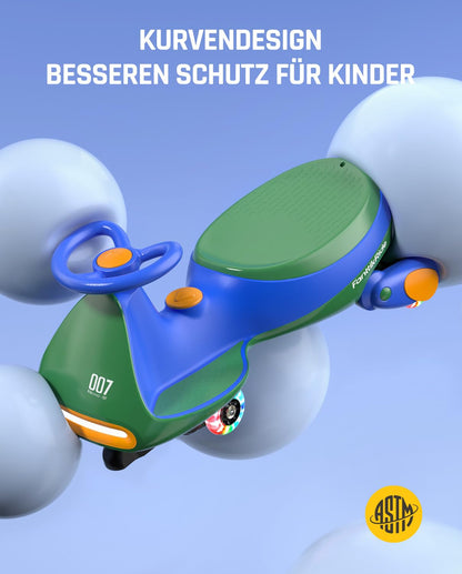 FanttikRide N7 Pro Elektrisches Rutschauto für Kinder – Grün