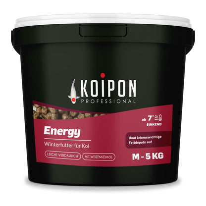 KOIPON Energy Winter Koifutter sinkend 6mm Pellets – 5 kg