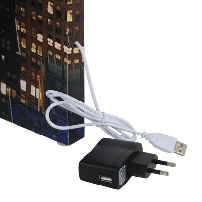 Mendler New York LED-Paravent 180x160cm - Timer, netzbetrieben