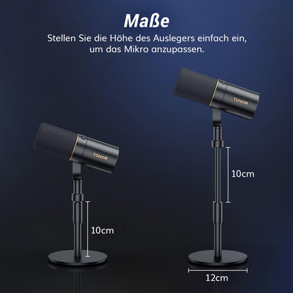 TONOR TD520 USB/XLR Dynamisches Mikrofon mit Ständer