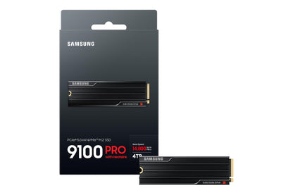 Samsung 9100 PRO Heatsink NVMe M.2 SSD 4 TB PCIe 5.0