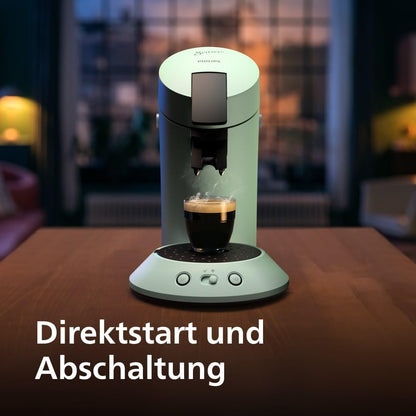 Philips Senseo Original Plus Kaffeepadsmaschine - Wüsten Grün (CSA210/80)