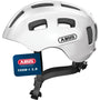 ABUS Youn-I 2.0 Fahrradhelm, Polar White, M (52-57 cm)