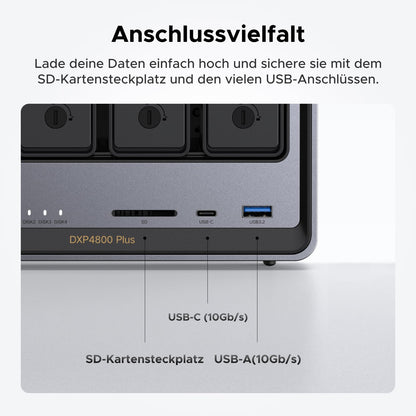 UGREEN NASync DXP4800 Plus 4-Bay Desktop NAS (Diskless)