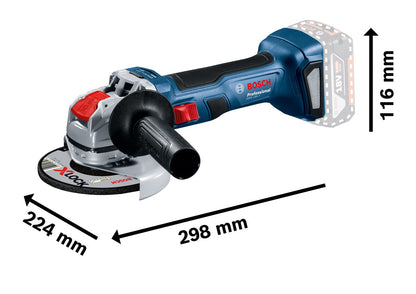 Bosch Professional 18V System GWX 18V-7 Akku-Winkelschleifer X-LOCK