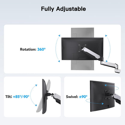 HUANUO Monitor Halterung 3 Monitore – 17-32 Zoll Bildschirme