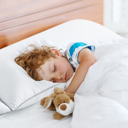 BedStory Kopfkissen 40x80 cm, 2er-Set mit Mikrofaserfüllung, waschbar