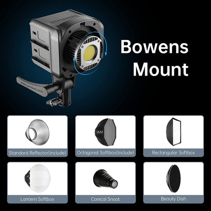 GVM LED Videoleuchte 80W COB Studiolicht - Bi-Color