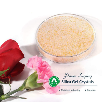 wisedry Silicagel zum Trocknen von Blumen, 2,2 kg, wiederverwendbar