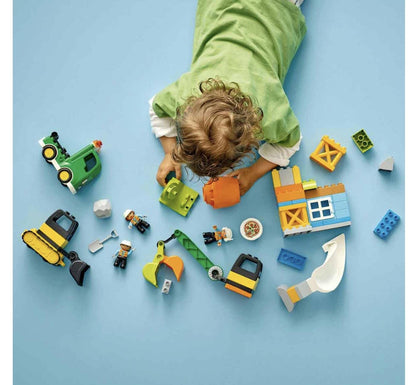 LEGO DUPLO Baustelle 10990 - Baufahrzeuge Spielzeug