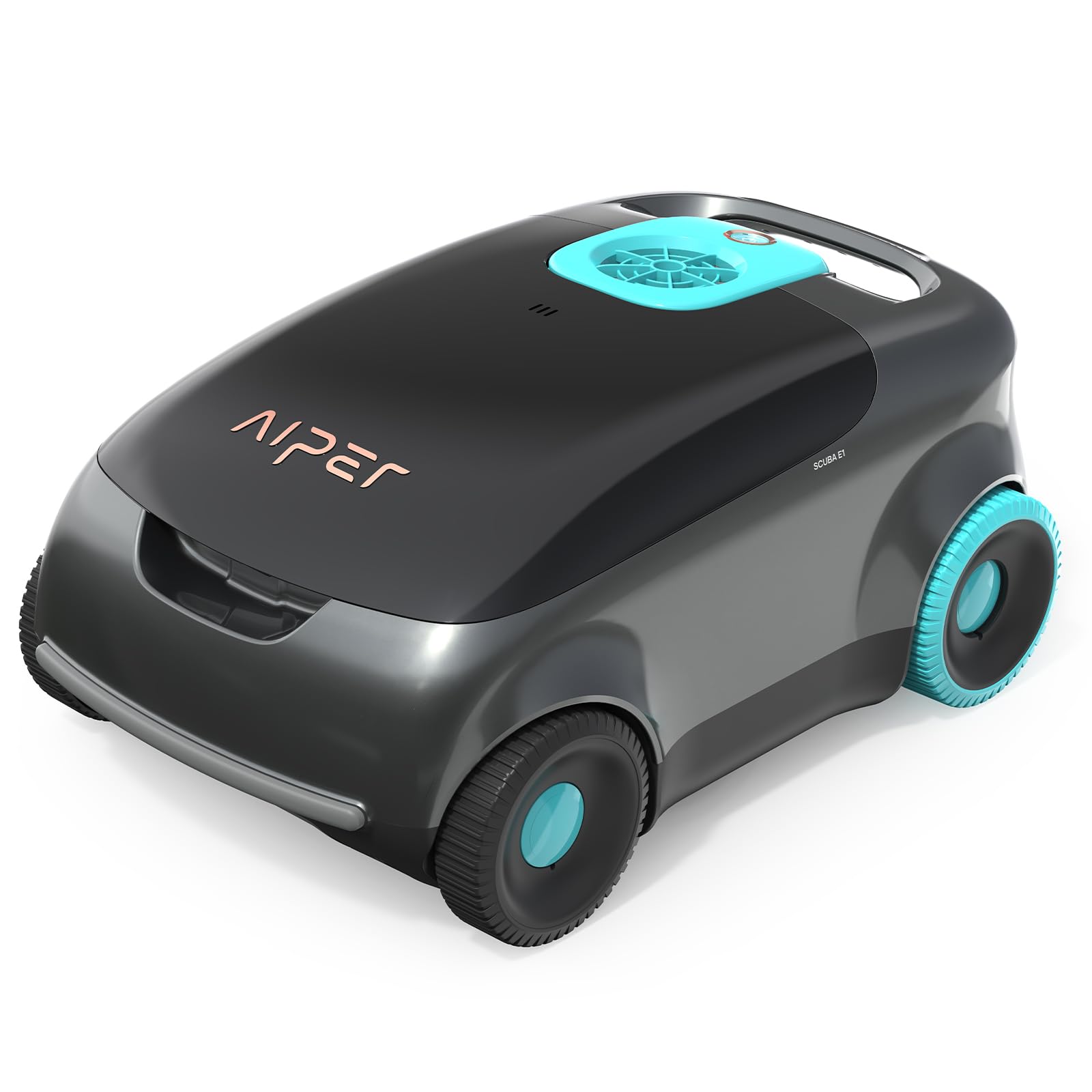 AIPER kabelloser Poolroboter, Akku-Poolsauger für Pools bis 100 m² mit Silikon-Bodenrollenbürste
