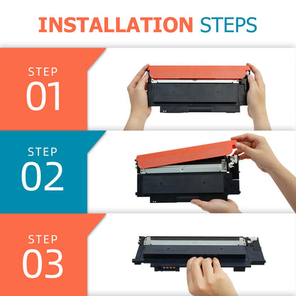 inkalfa CLT-P404C Toner 4er-Pack kompatibel für Samsung Xpress C480W