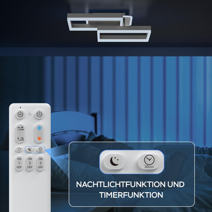 ANTENLICHT Modern Geometrisch 40W LED Deckenleuchte - Grau