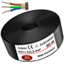 MAS Premium NYY-J 3x1,5 mm² Erdkabel Starkstromkabel - 50m