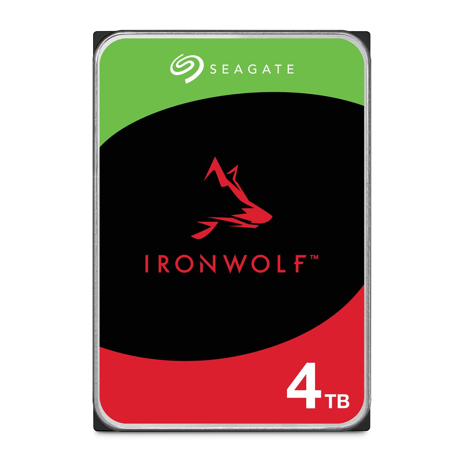 Seagate IronWolf 4TB NAS-Festplatte, 3.5 Zoll, SATA 6Gb/s, 5400 U/min