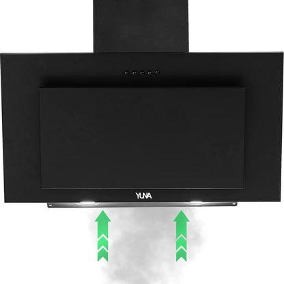 YUNA SIVA 1360Y Dunstabzug Kopffreihaube - 60cm matt schwarz