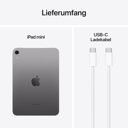 Apple iPad mini (A17 Pro) Tablet - 128 GB WLAN Space Grau