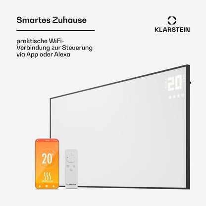 Klarstein Infrarotheizung 770W Smart Home Bildheizung