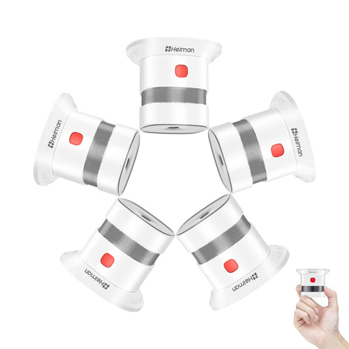 Heiman Mini Rauchmelder HS1SA 5er Set, 10 Jahre Batterielaufzeit