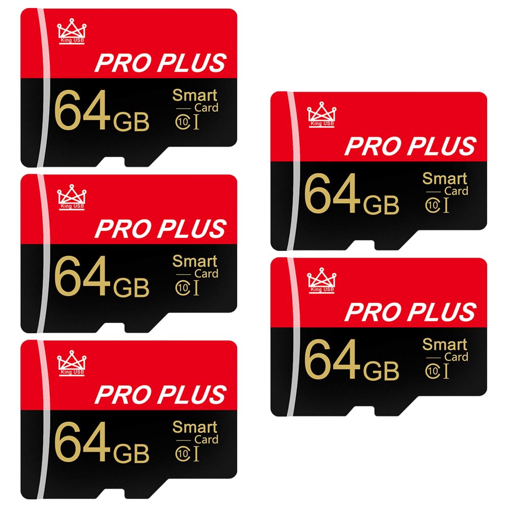 Bliksem Micro-SD-Speicherkarte 64GB UHS-I C10 A1 3er-Pack mit Adapter, drei Karten mit SD-Adapter