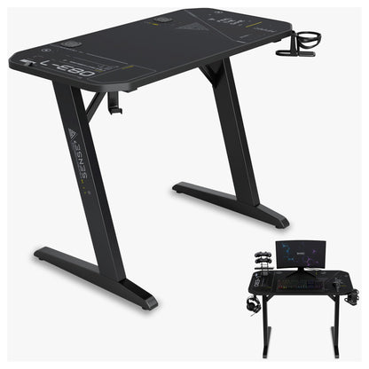 SENSE7 Nomad Cybernetic Gaming PC Schreibtisch 100x50 cm