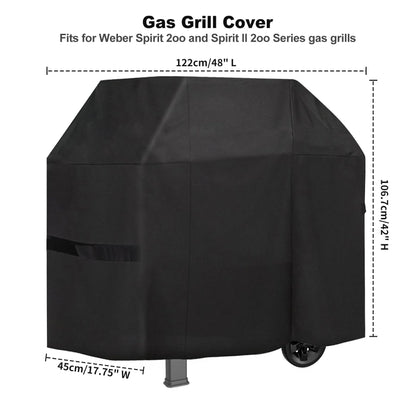 Onlyfire Grillabdeckung für Weber Spirit E-210/E-220, 600D Oxford