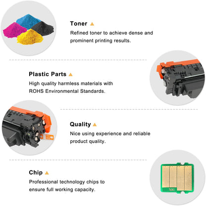 Kompatibel für HP 220A Toner Farbset 4er-Pack mit Chip