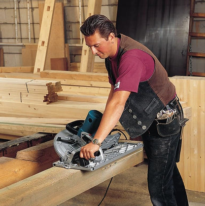 Makita 5143R Handkreissäge – 2200 W, Schwarz/Blau