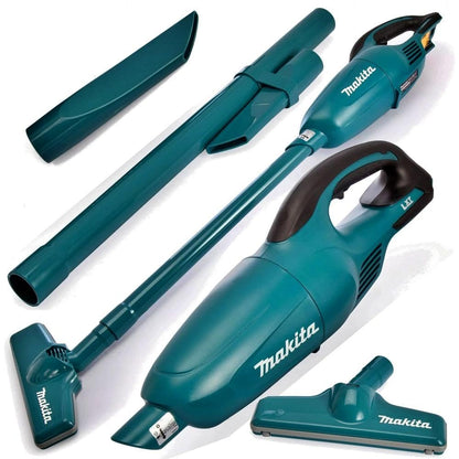Makita DCL180Z Li-Ion LXT Akku-Staubsauger - 18V Solo. Blauer, schlanker Handstaubsauger für kabellose Trockenreinigung.