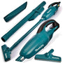 Makita DCL180Z Li-Ion LXT Akku-Staubsauger - 18V Solo. Blauer, schlanker Handstaubsauger für kabellose Trockenreinigung.
