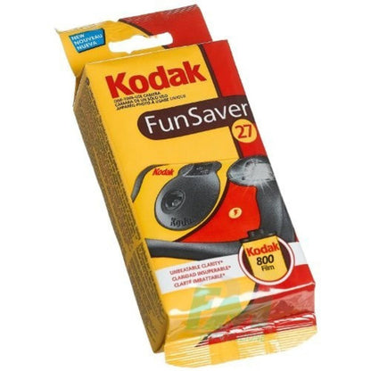 Kodak Fun Saver Einwegkamera mit Blitz – 27 Belichtungen, 4er-Pack