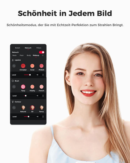 OBSBOT Tiny SE Streaming Kamera - 1080P AI Tracking PTZ