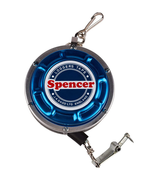 SPENCER Rollmassband 25m – Messband aus Stahl mit Bandkurbel