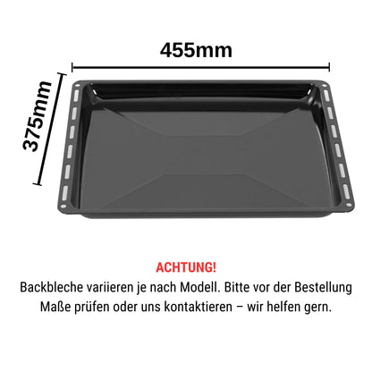 ICQN Backblech & Ofenrost Set 45.5x37.5 cm - 2-teilig