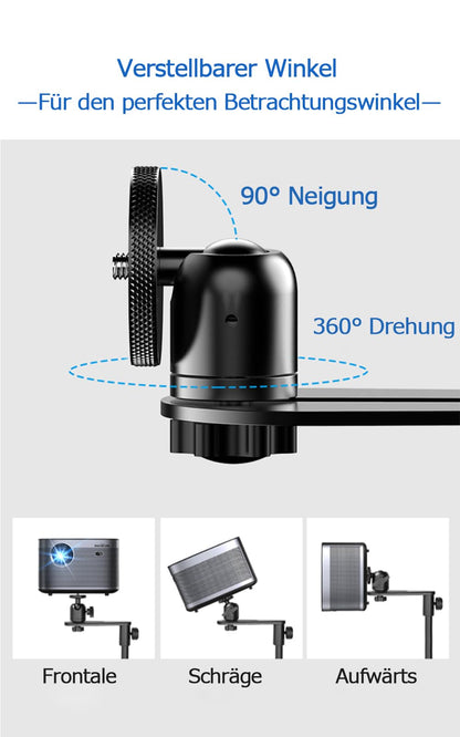 HIBORI Beamer Bodenständer - L-Form 360° Schwenkbar