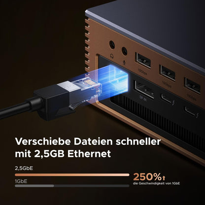 UGREEN Maxidok Thunderbolt 5 Docking Station 17-in-1 mit SSD-Gehäuse